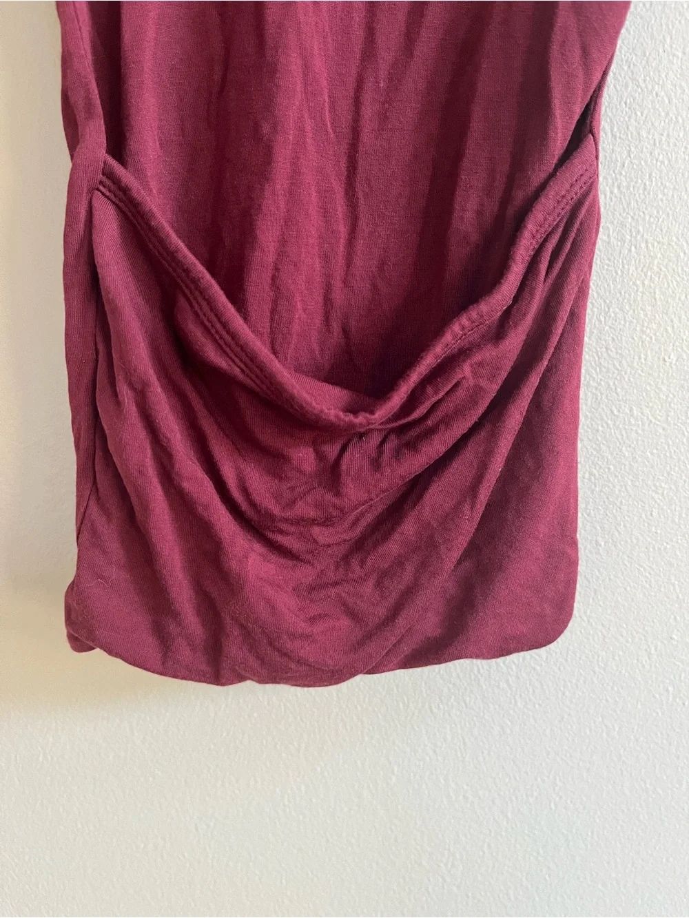 Little Sleepies Classic Burgundy Infant Gown Bamboo Size Newborn Gender Neutral